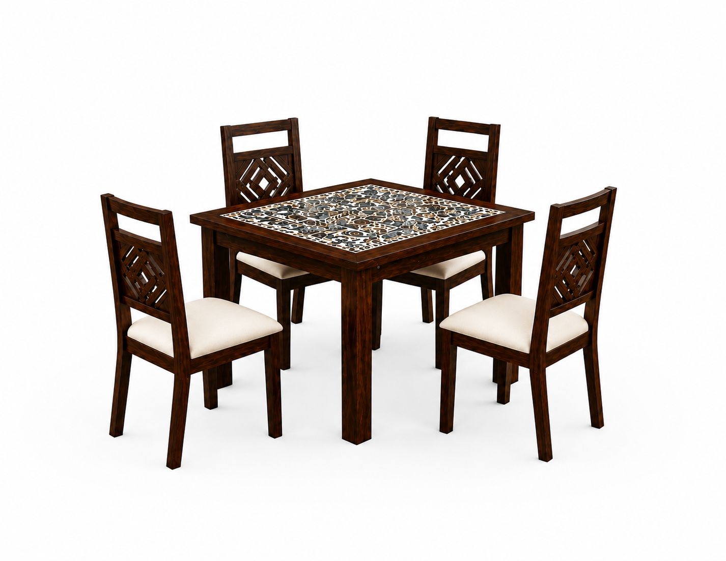 Upholstered 4-Seater Set view 2